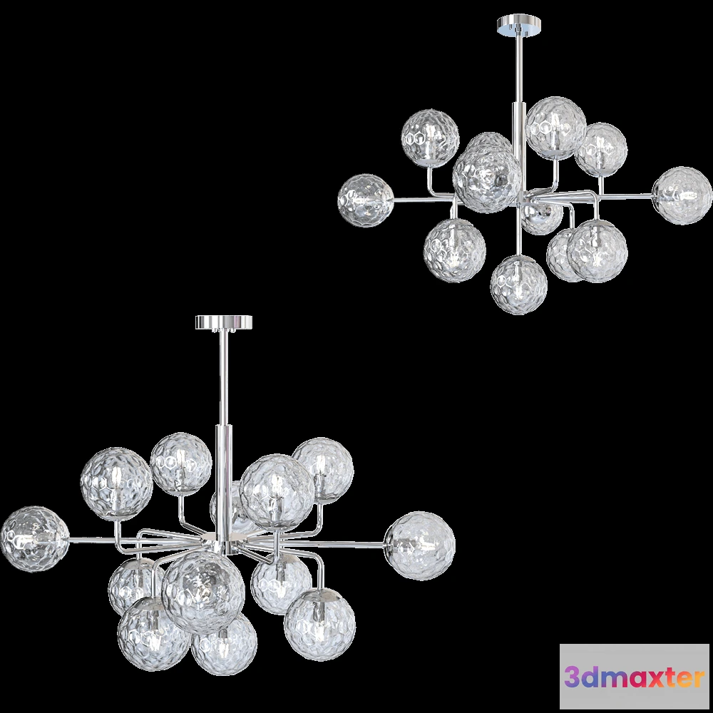 1651394 - Odeon Light - Chandelier Verasa 498213 3D Max