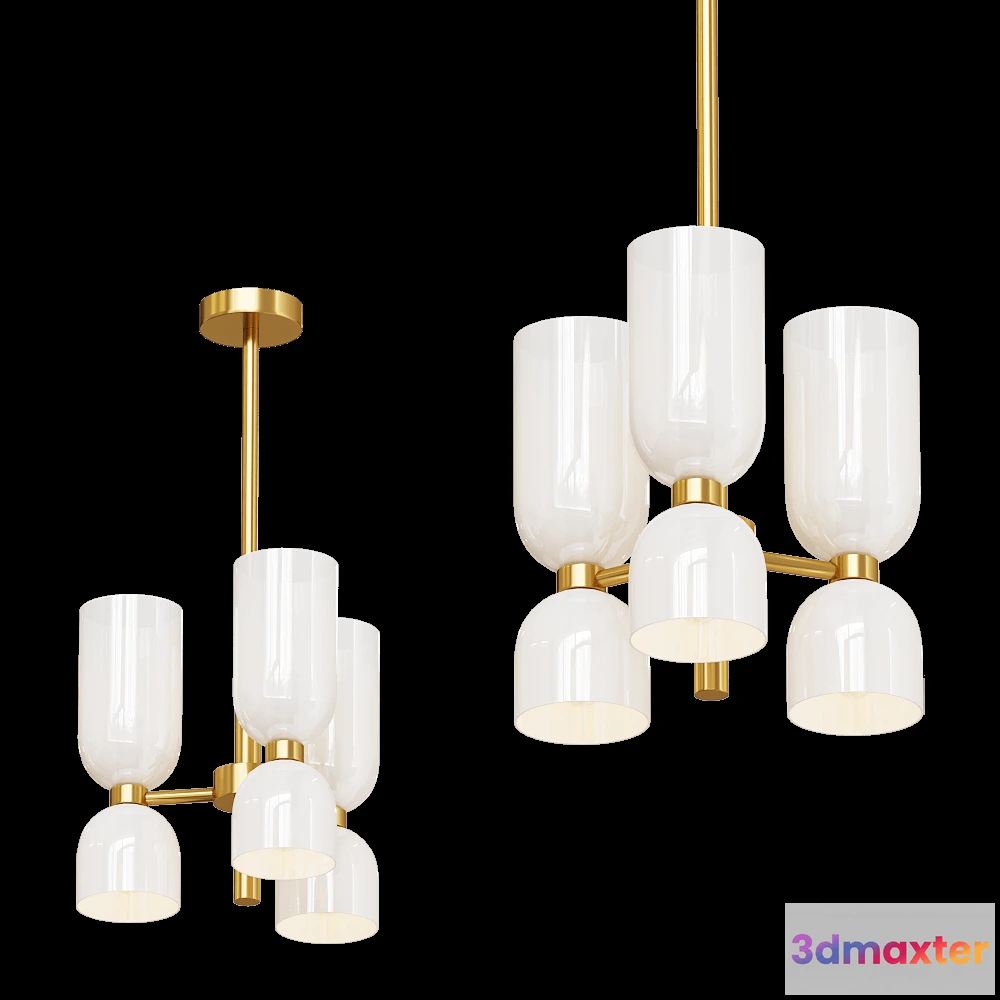 1651396 - Odeon Light - Chandelier Orinoco 47986 3D Max