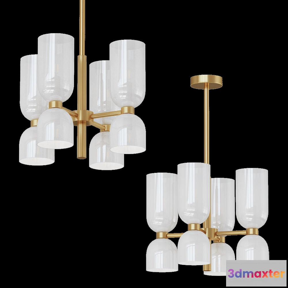 1651408 - Odeon Light - Chandelier Orinoco 47988 3D Max