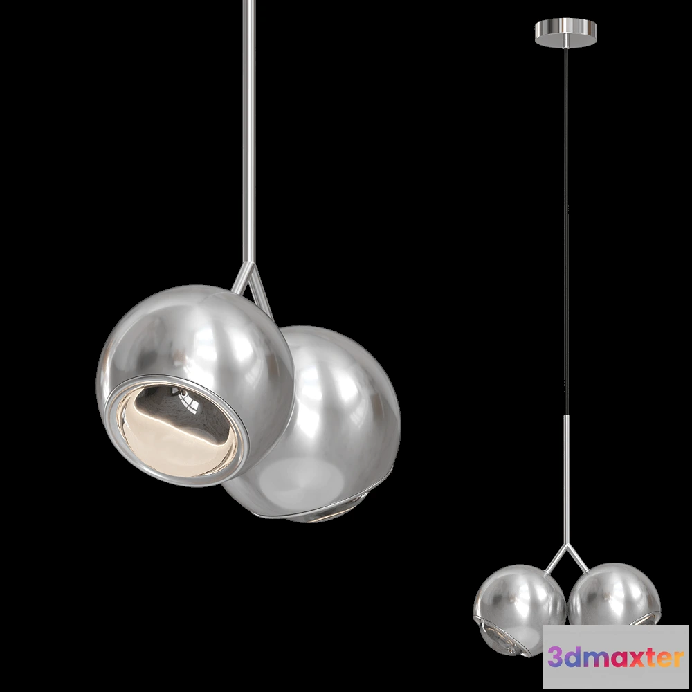 1651414 - Odeon Light - Pendant lamp Mia 422812LA 3D Max