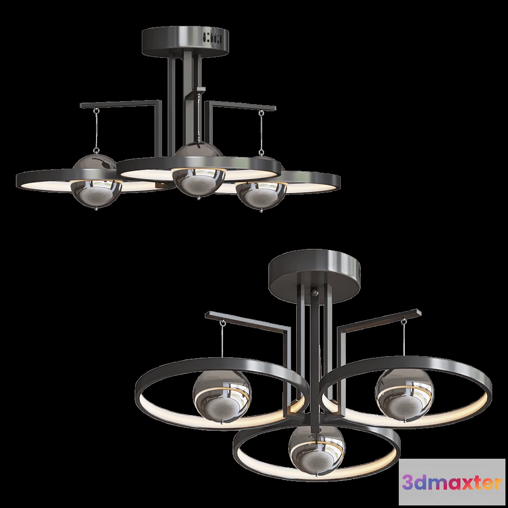 1651426 - Odeon Light - Chandelier Lond 403140CL 3D Max