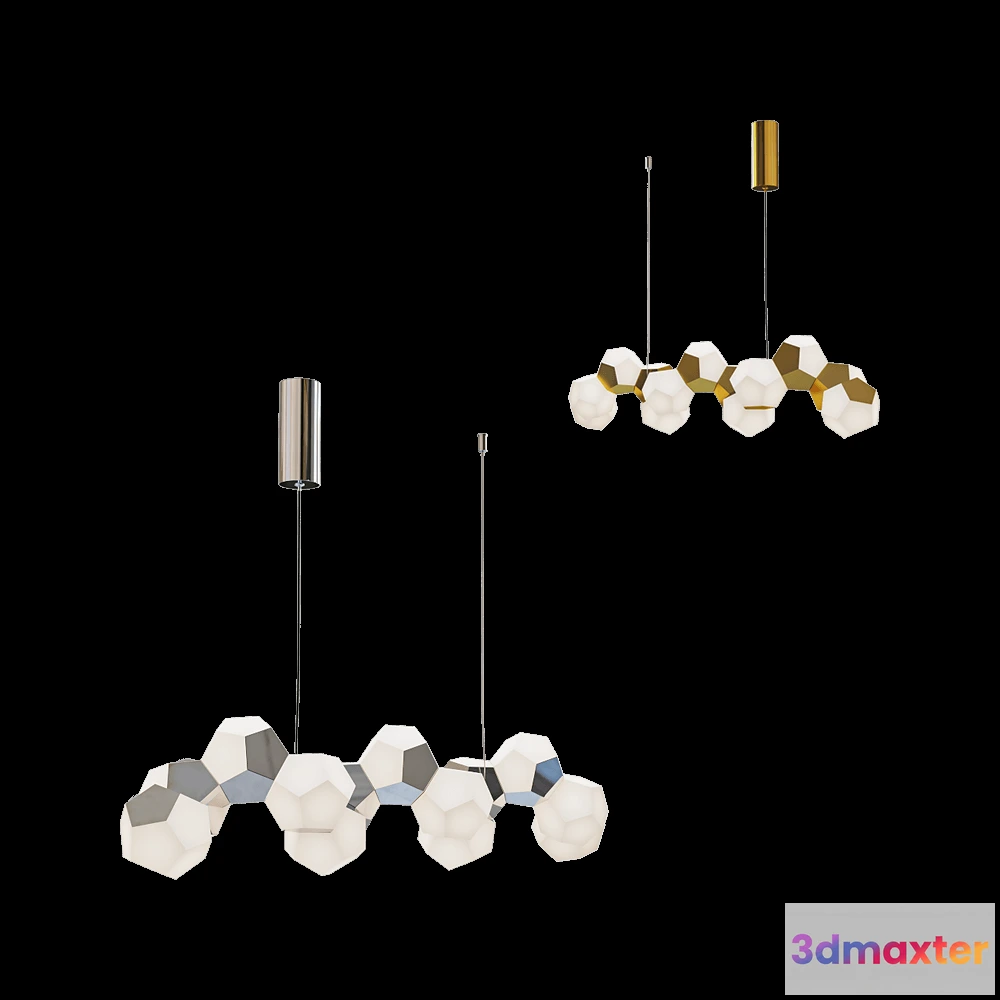 1651434 - Odeon Light - Pendant lamp Bingo 430474L 3D Max