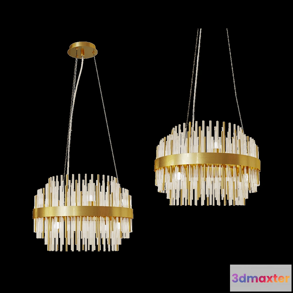 1651438 - Odeon Light - Chandelier Ida 46398 3D Max