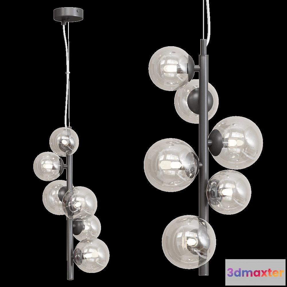 1651440 - Odeon Light - Chandelier Tovi 48186 3D Max
