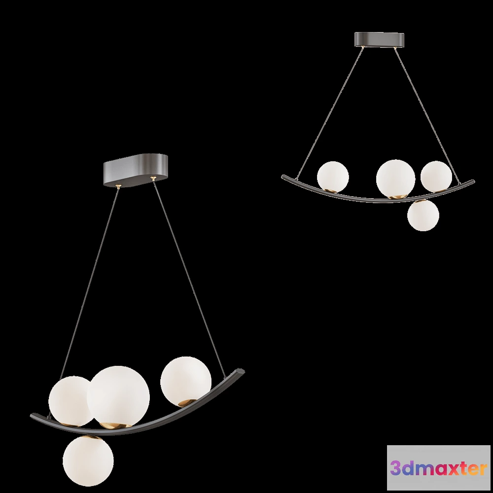 1651454 - Odeon Light - Pendant lamp Dino 42674 3D Max