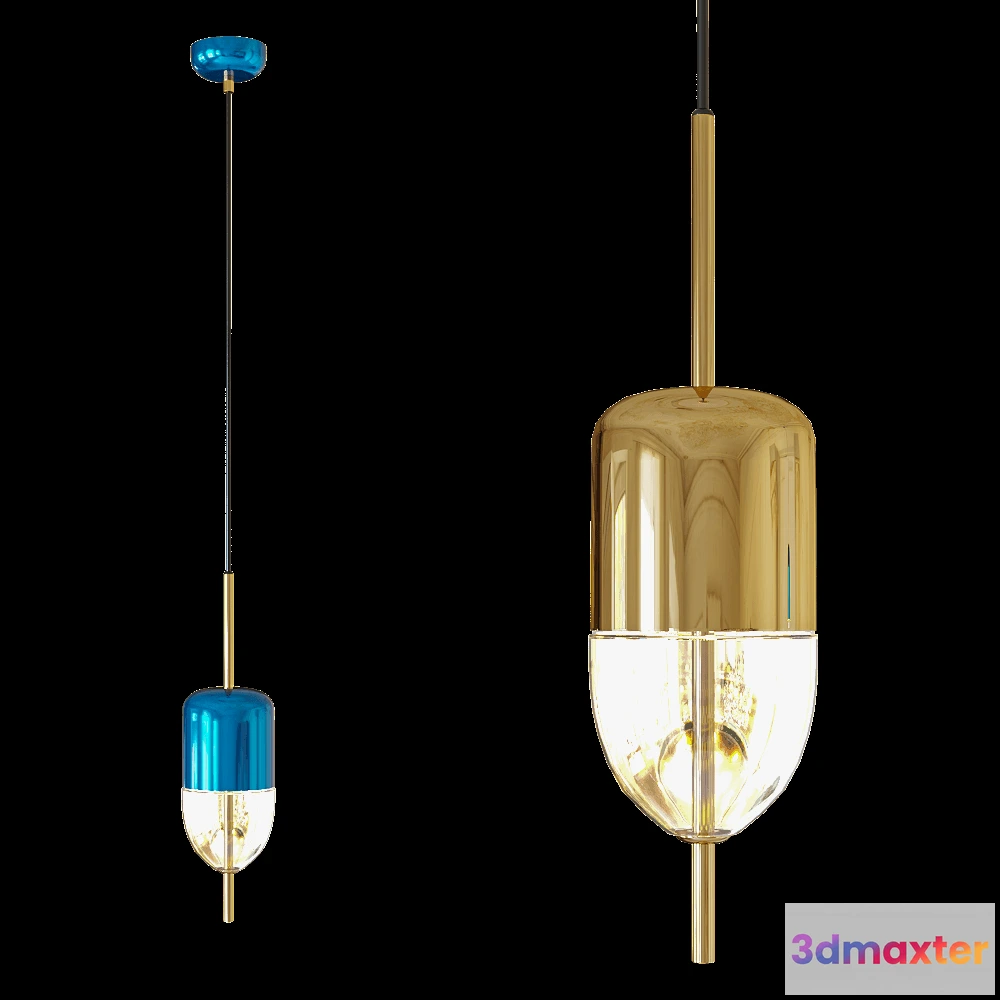 1651462 - Odeon Light - Pendant lamp Dune 4619-2012L 3D Max