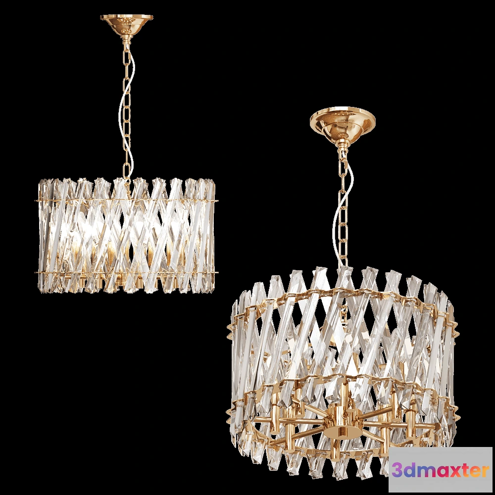 1651472 - Odeon Light - Chandelier Selva 47958 3D Max