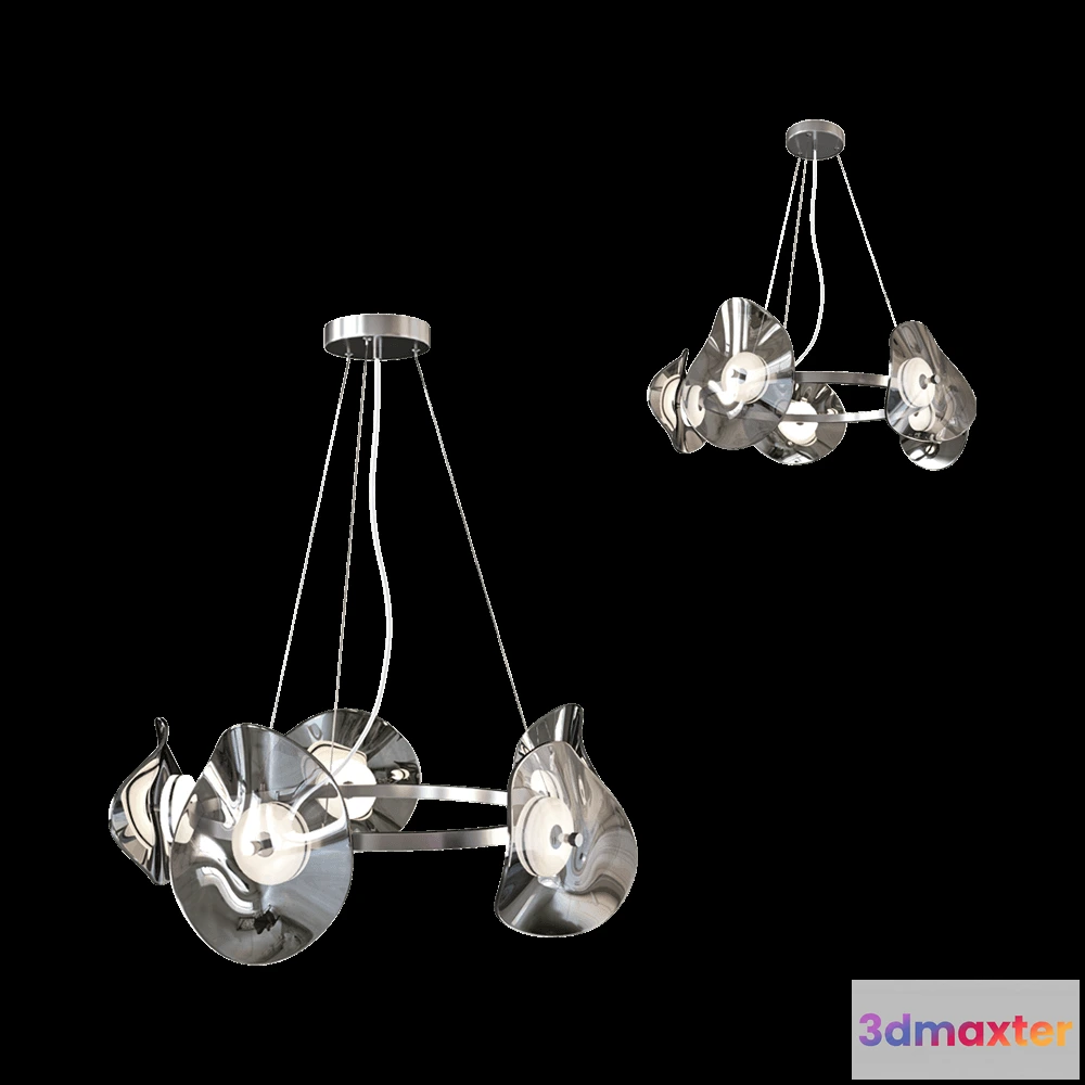 1651480 - Odeon Light - Chandelier Fluent 485848L 3D Max
