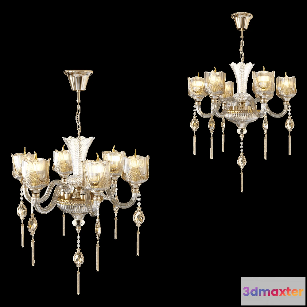 1651484 - Odeon Light - Chandelier Corsa 40026 3D Max