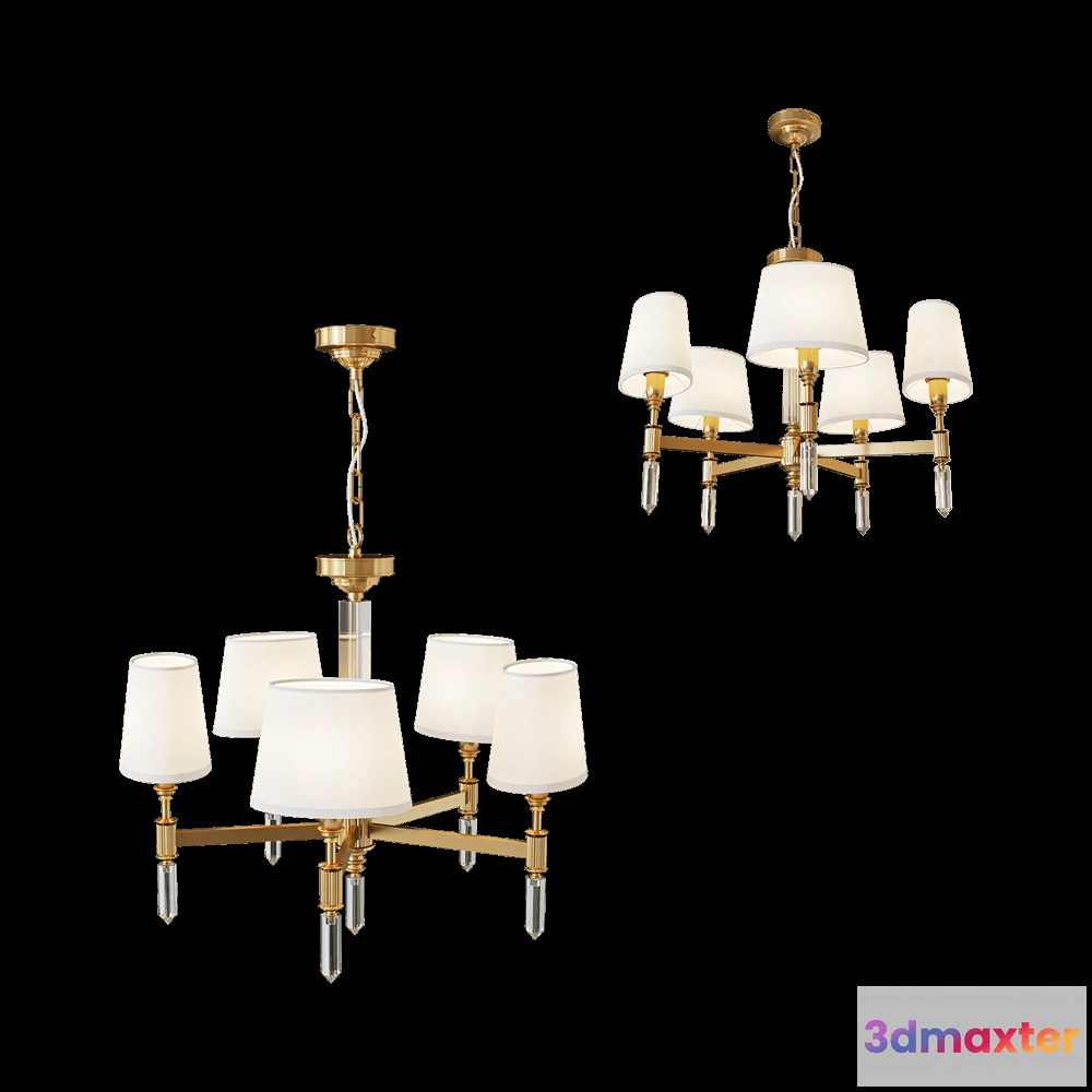 1651488 - Odeon Light - Chandelier London 48945 3D Max