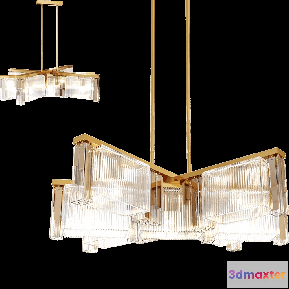1651504 - Odeon Light - Chandelier Gatsby 48777 3D Max