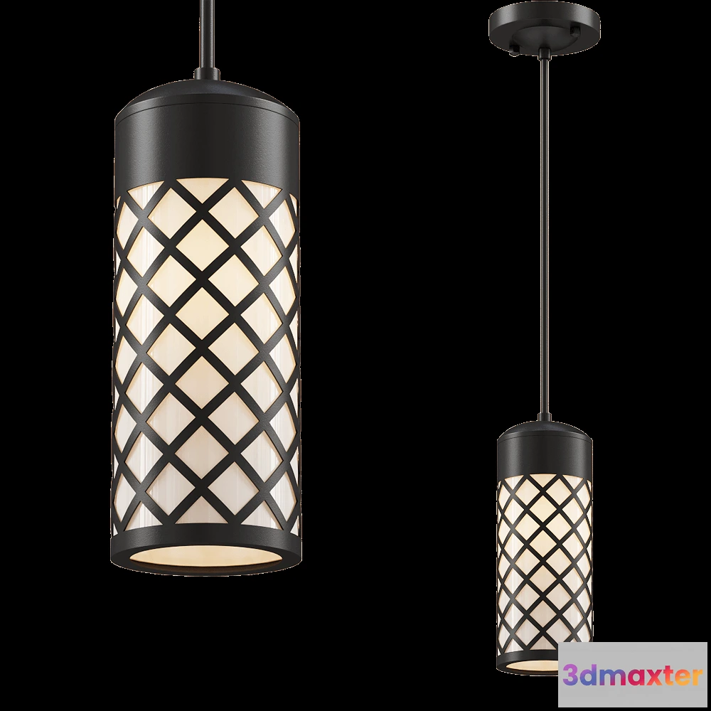 1651510 - Odeon Light - Outdoor pendant lamp Dunes 48341 3D Max