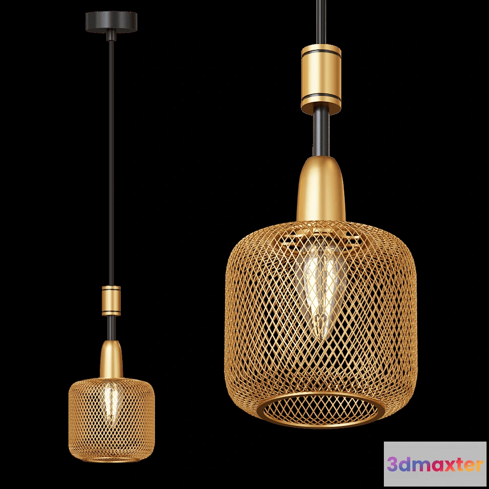 1651512 - Odeon Light - Pendant lamp Lecola 49751 3D Max