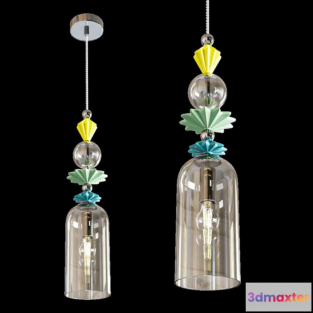 1651518 - Odeon Light - Pendant lamp BIZET 48931 3D Max