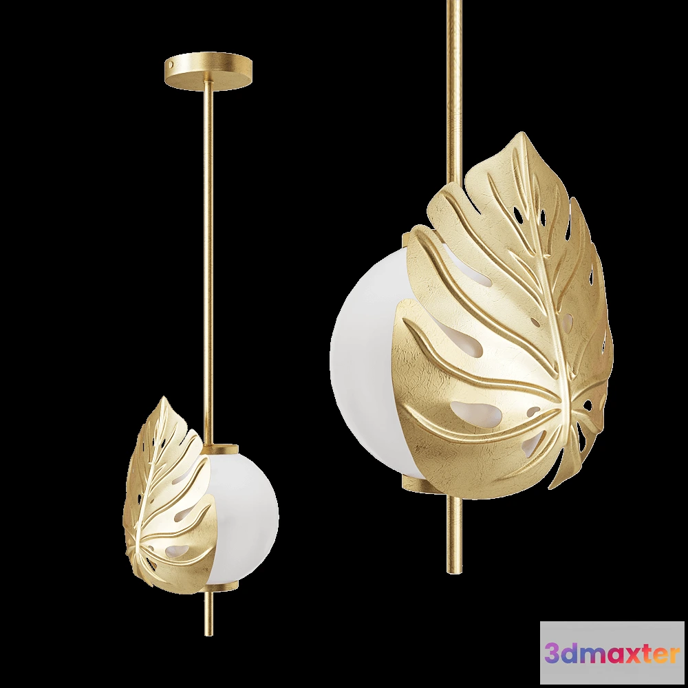 1651522 - Odeon Light - Pendant lamp Jungle 48641 3D Max