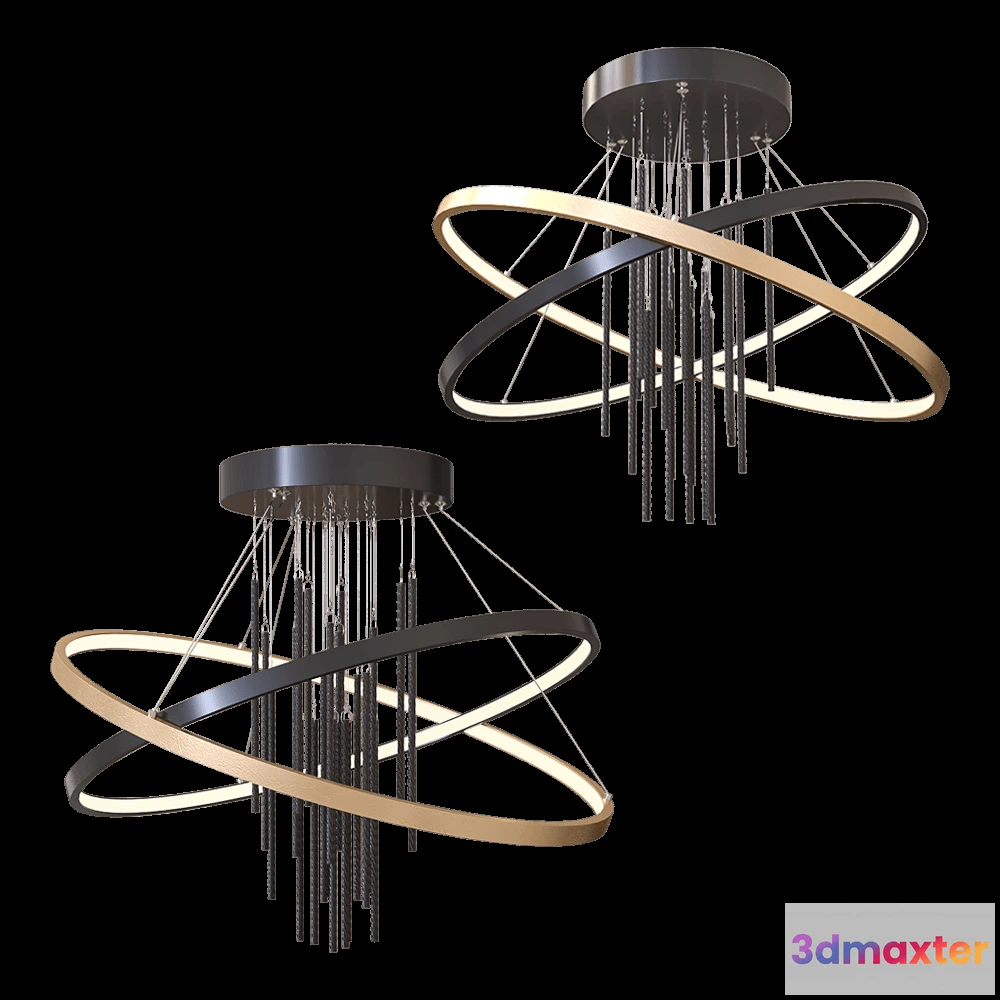 1651534 - Odeon Light - Pendant lamp Monica 390163L 3D Max