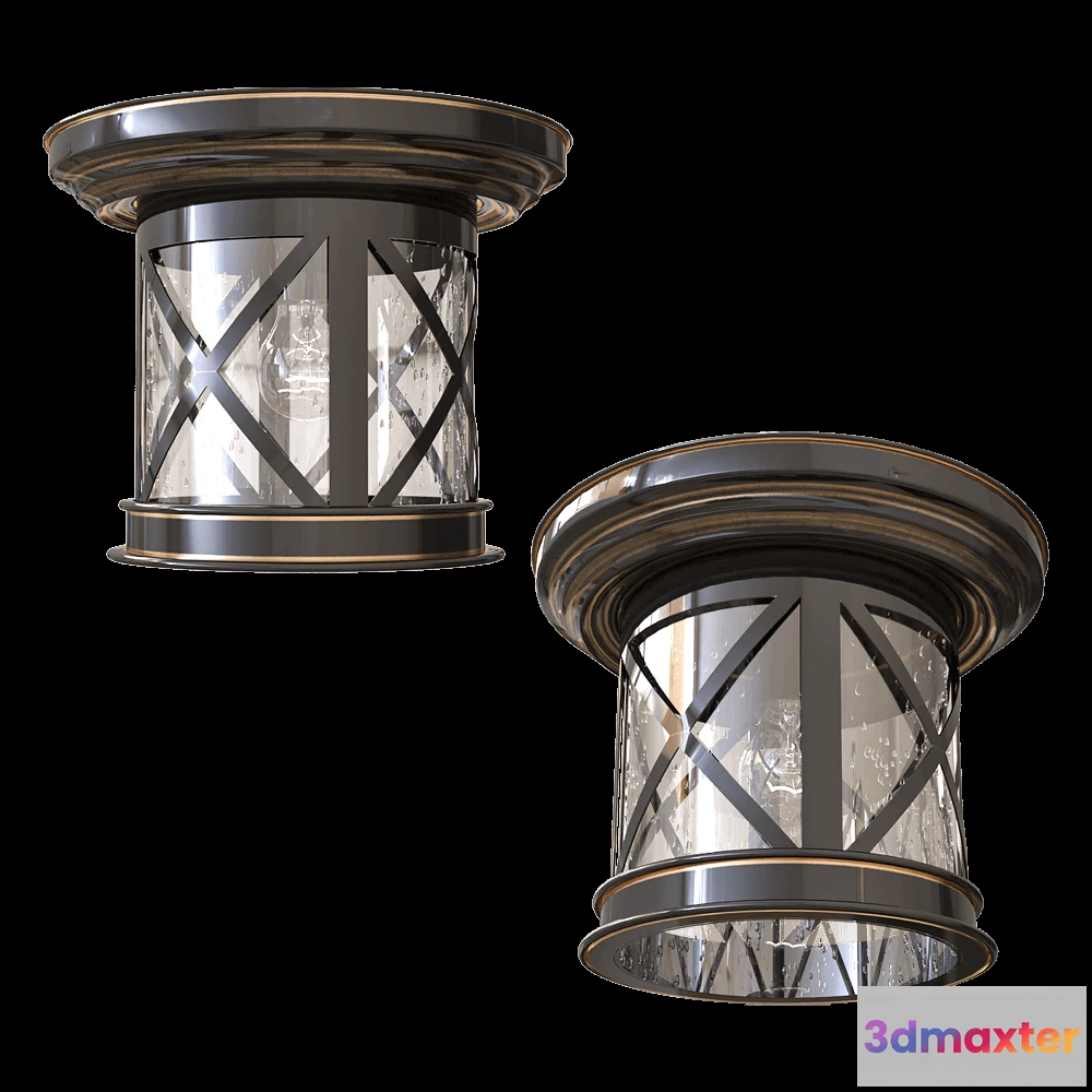 1651540 - Odeon Light - Street lamp Sation 40451C 3D Max