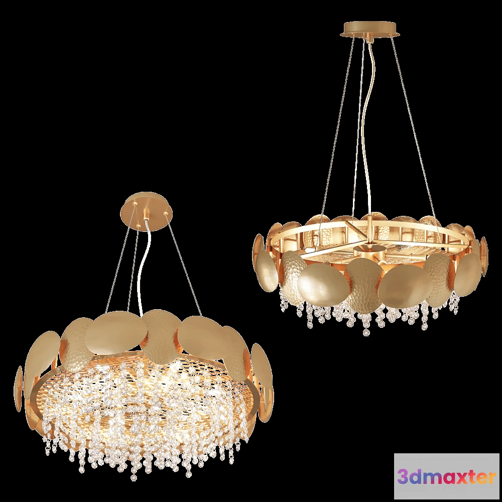 1651558 - Odeon Light - Chandelier Ulla 46366 3D Max