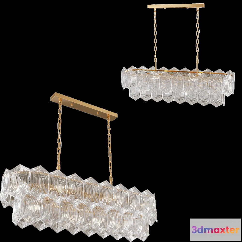 1651562 - Odeon Light - Chandelier Somala 491810A 3D Max