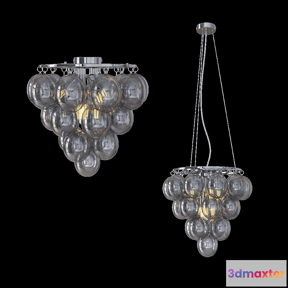 1651564 - Odeon Light - Pendant lamp Grape 4797 3D Max