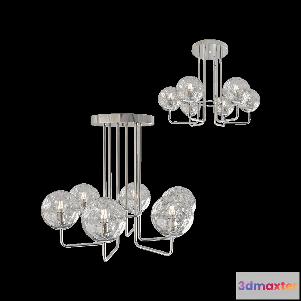1651572 - Odeon Light - Chandelier VERASA 4982-6C 3D Max