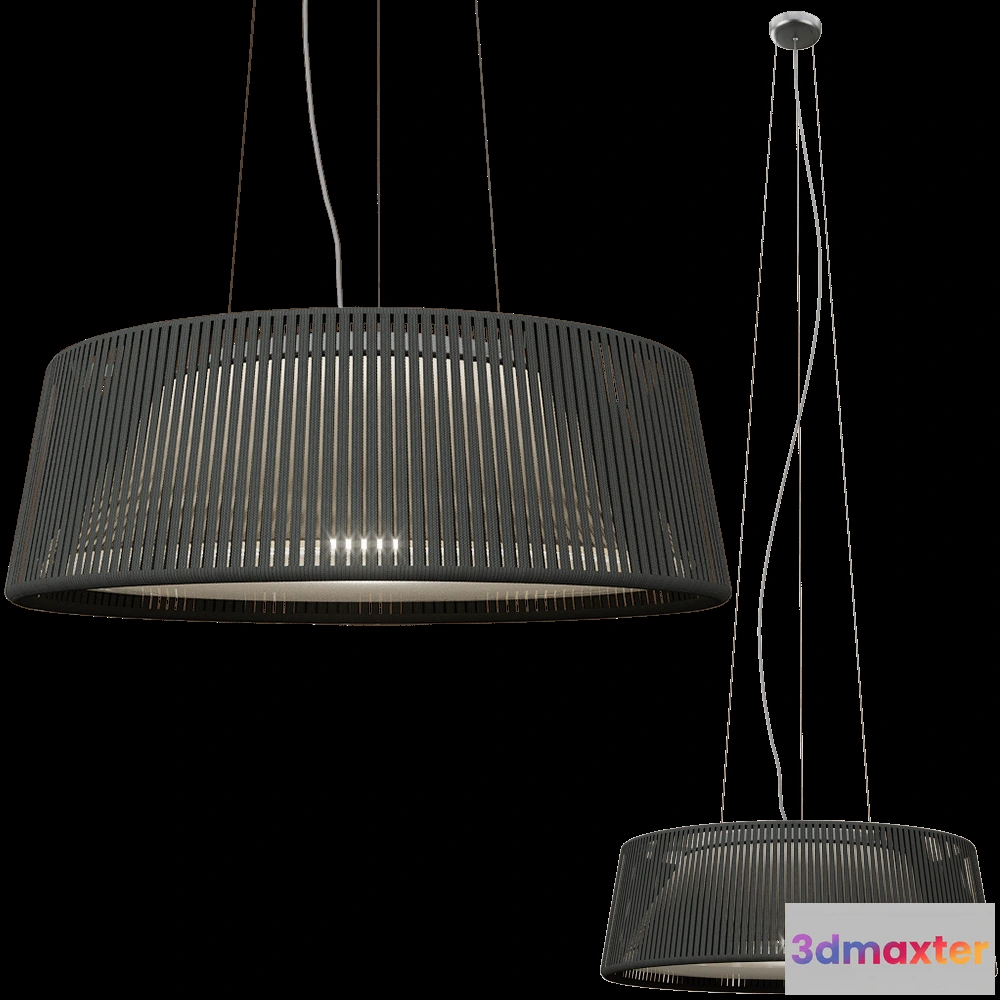 1651576 - Ole lighting - Pendant lamp DRUM 80 CM 3D Max