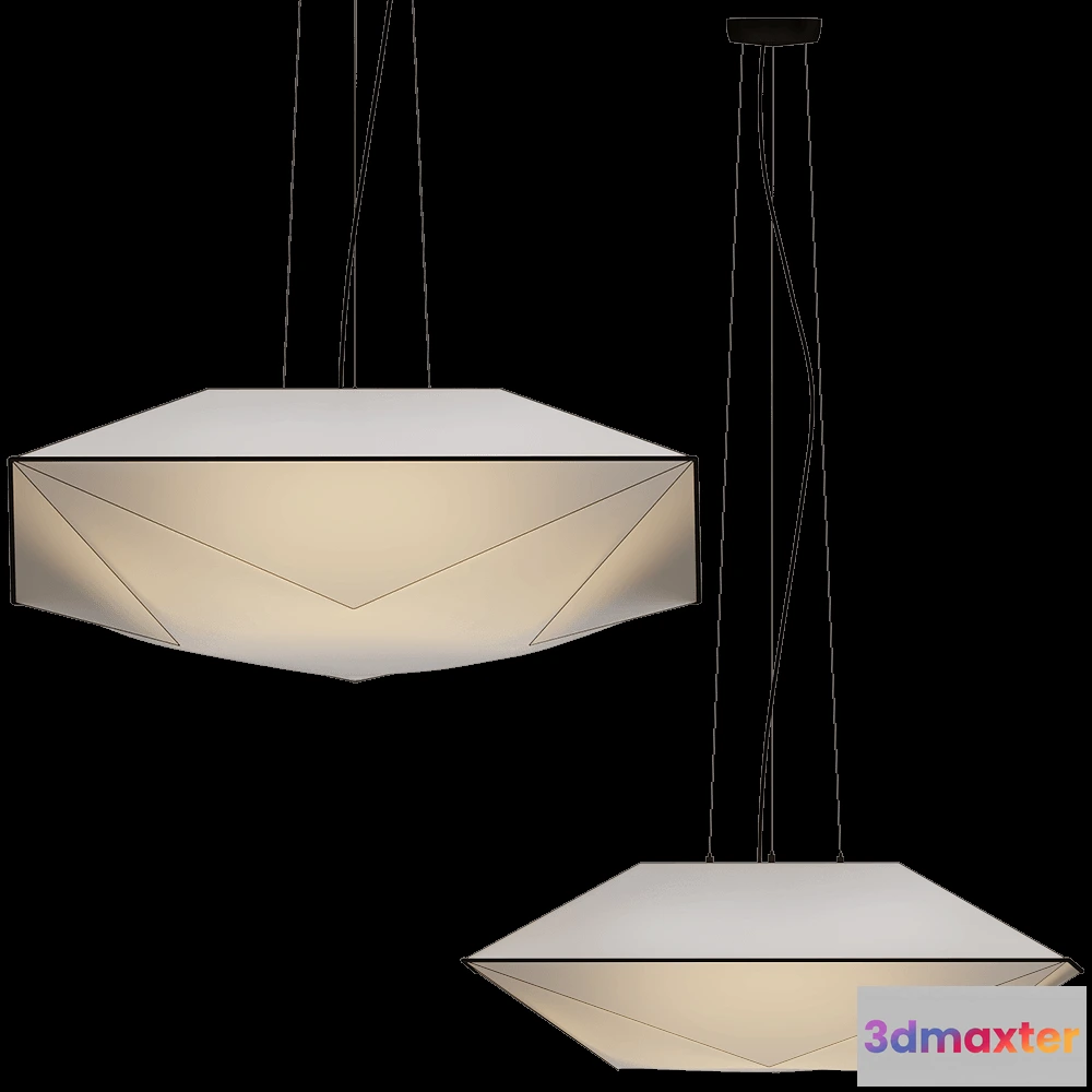 1651606 - Ole lighting - Pendant lamp POLARIS E27 3D Max