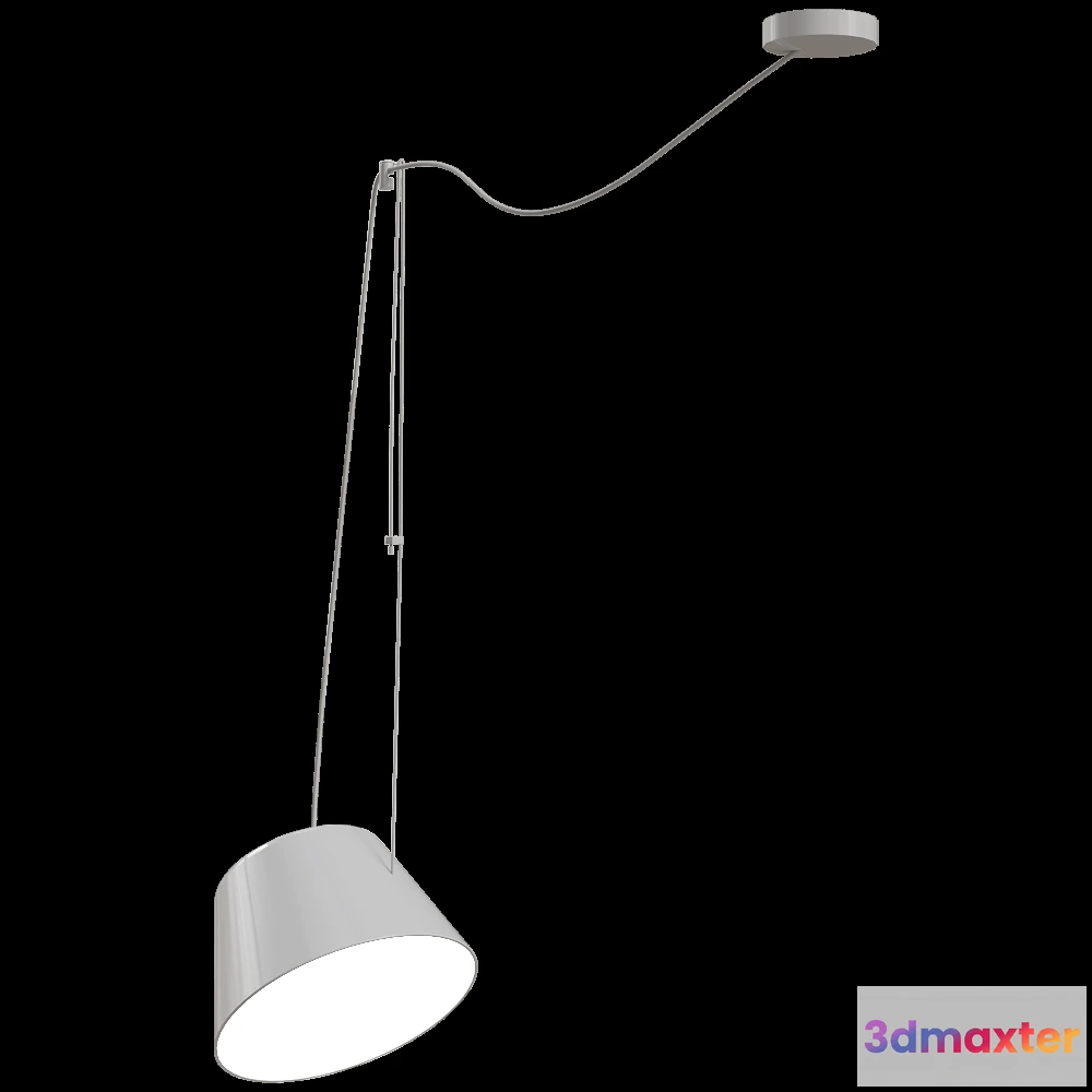 1651608 - Ole lighting - Pendant lamp Sento - with 1 spotlights 3D Max