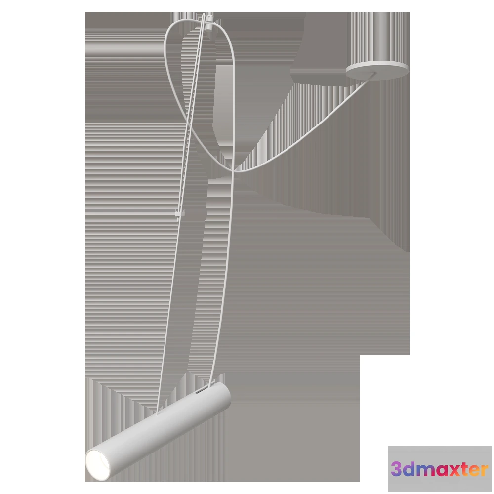 1651658 - Ole lighting - Pendant lamp PEPO with 1 spotlights GU10 3D Max