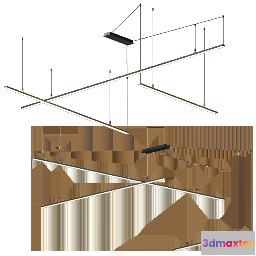 1651672 - Ole lighting - Pendant lamp Avatar Plus 3D Max