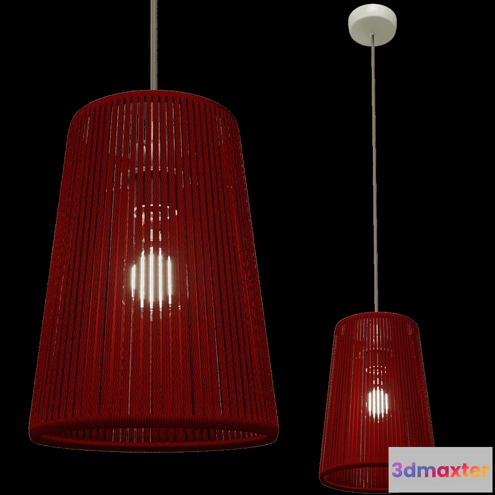 1651682 - Ole lighting - Pendant lamp DRUM 18 cm 3D Max