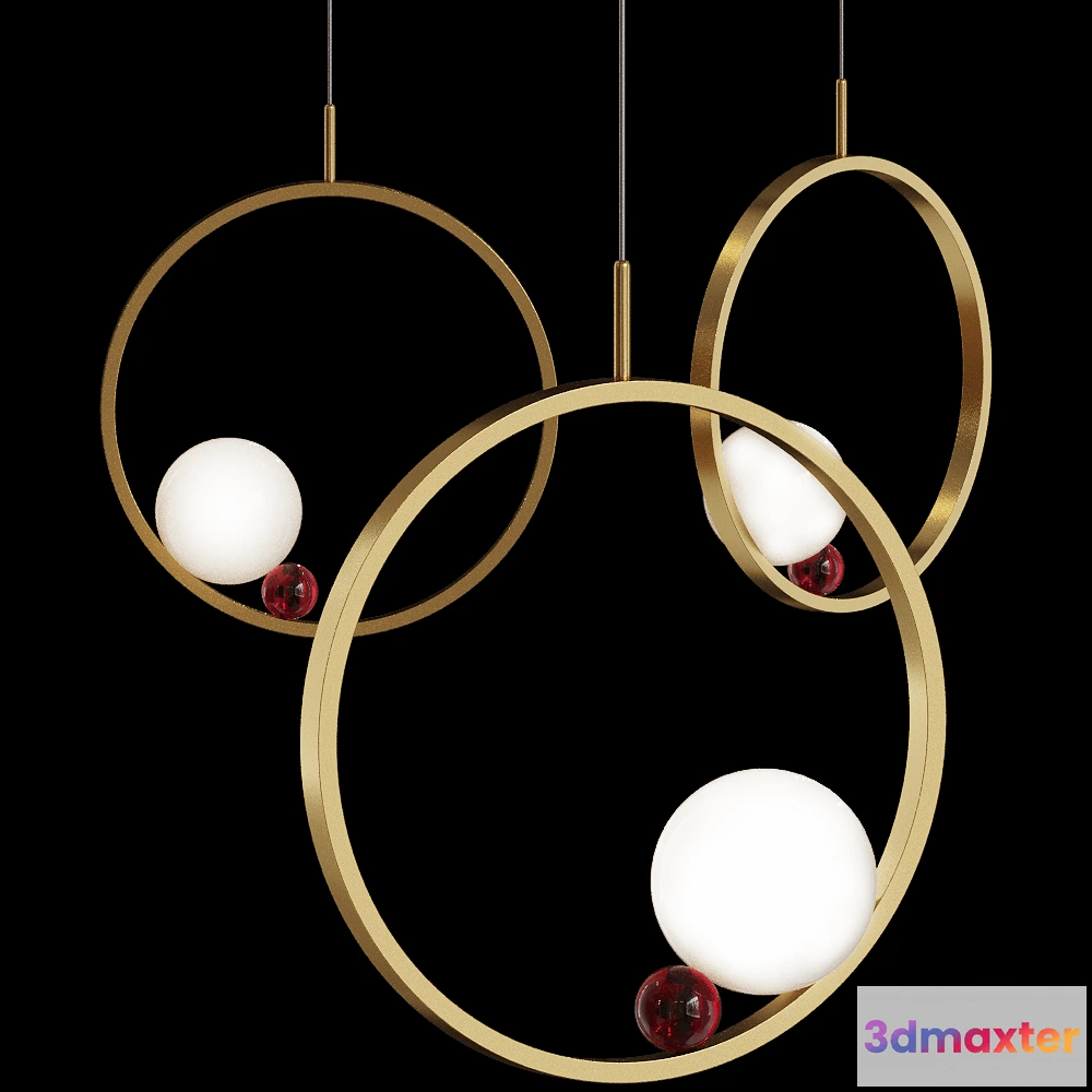 1651724 - Paolo Castelli - Ceiling lamp Joy Suspension 3D Max
