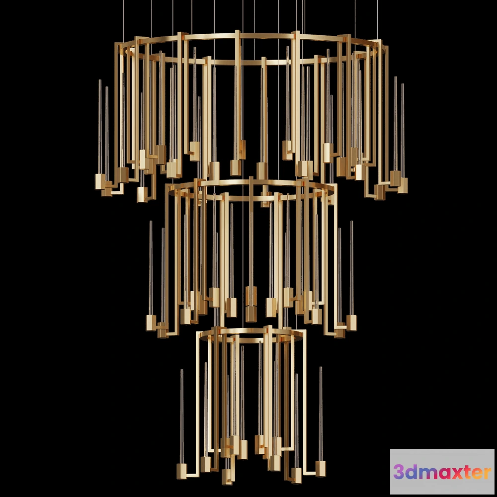1651726 - Paolo Castelli - Ceiling lamp Kalì Supension 3D Max