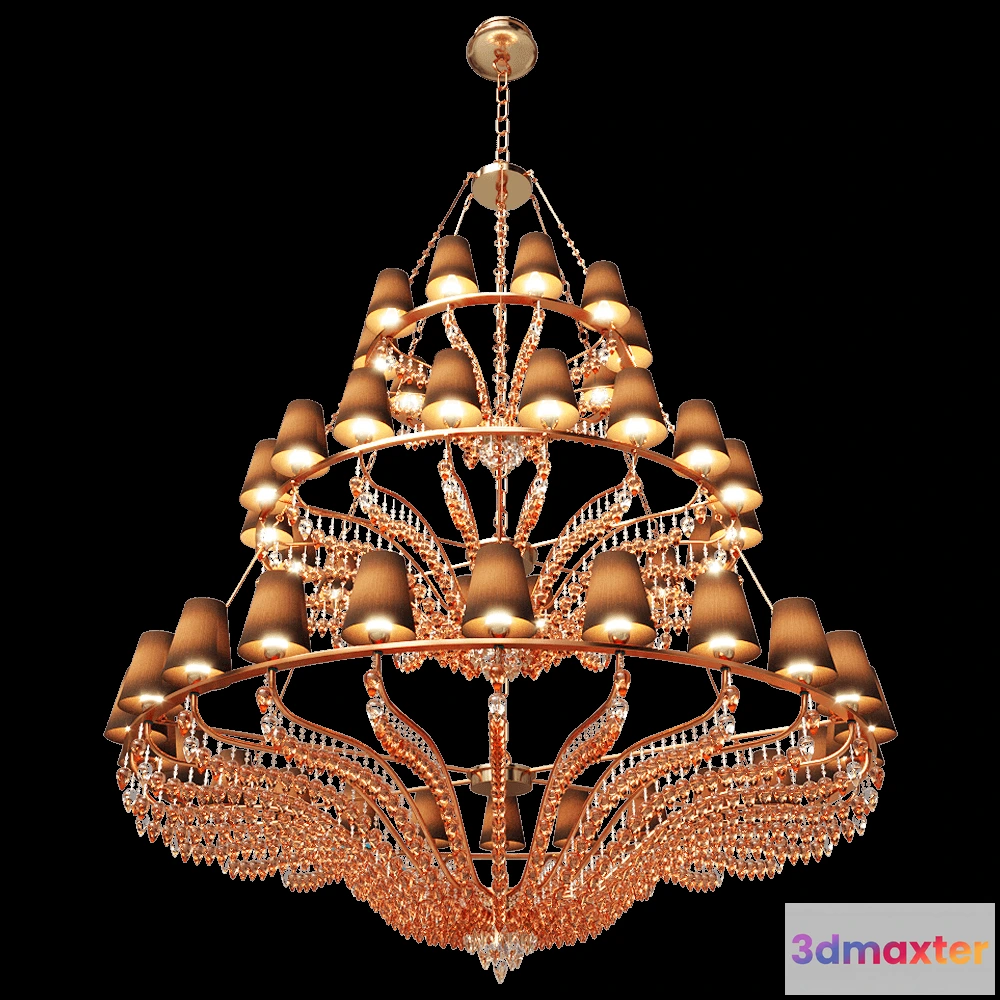 1651746 - Patrizia Garganti - Chandelier OPHELIA EX02 3D Max