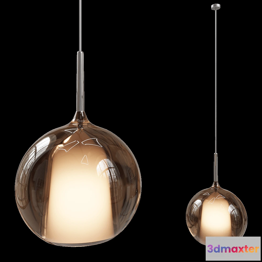 1651782 - PENTA - Pendant lamp Glo Maxi Large 3D Max