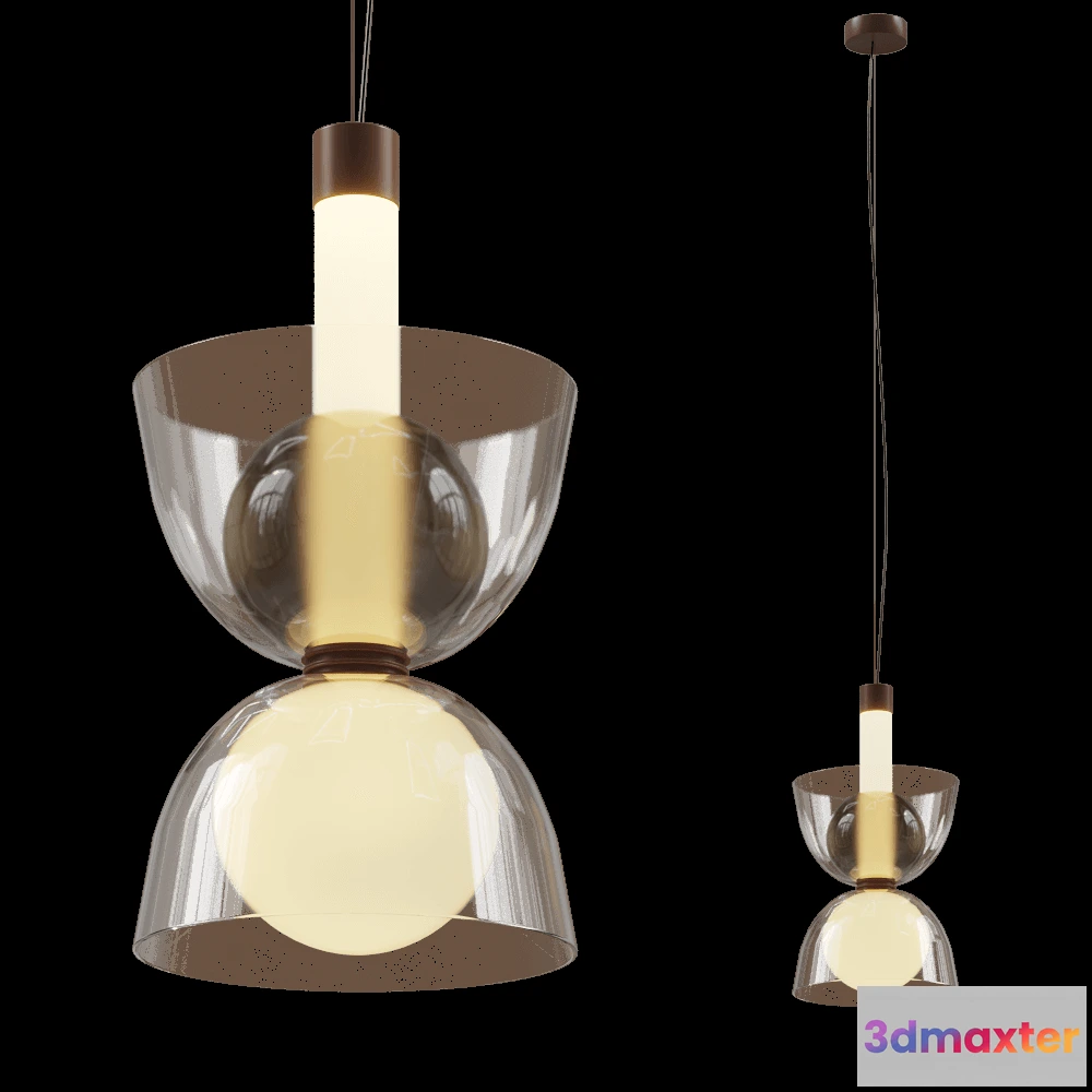 1651804 - PENTA - Pendant lamp Gems Short 1 D30 A 3D Max