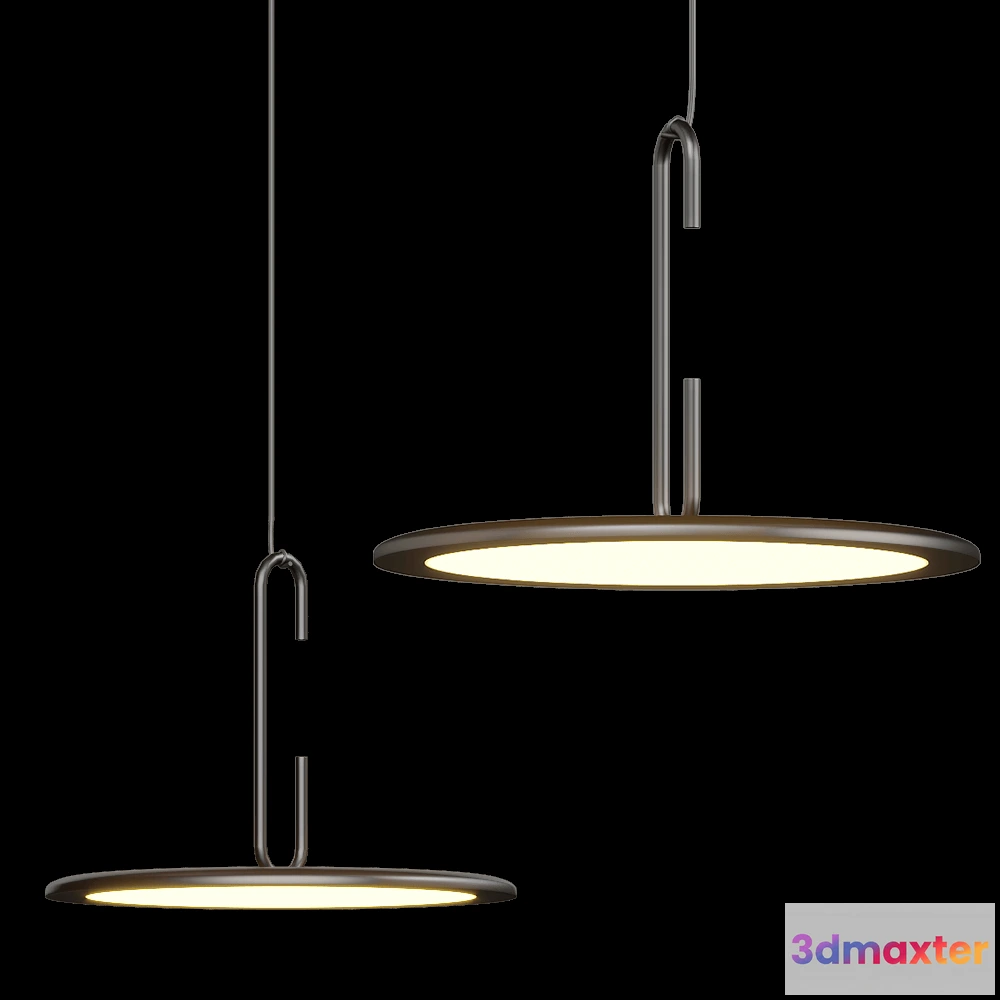 1651816 - PENTA - Pendant lamp Clip suspension 3D Max