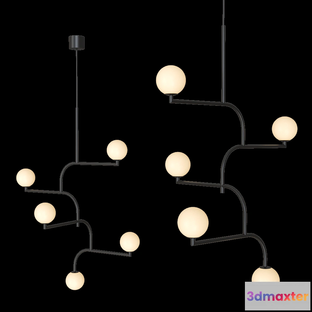1651836 - Pholc - Pendant lamp Mobil 100 3D Max