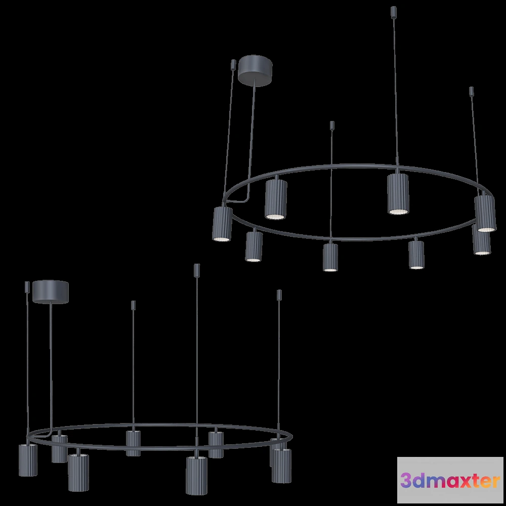 1651846 - Pholc - Chandelier Donna Circle 100 3D Max
