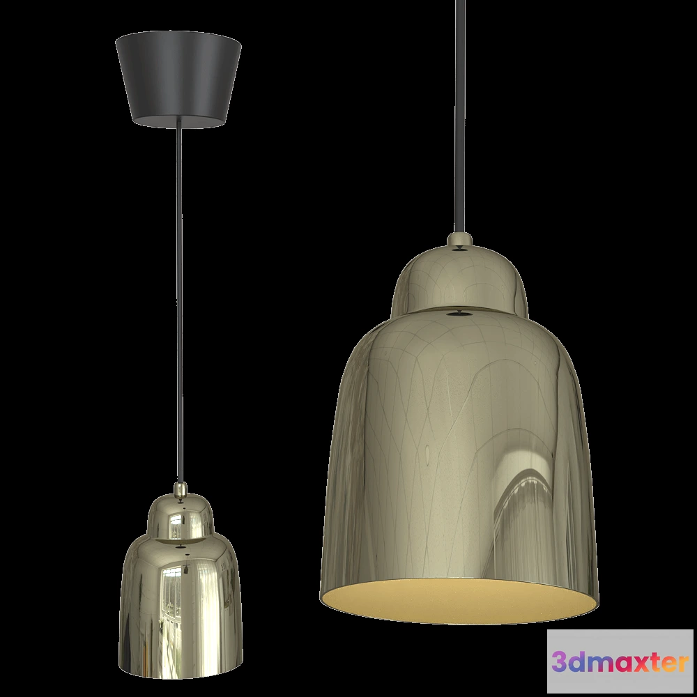 1651852 - Pholc - Pendant lamp Champagne 12 3D Max
