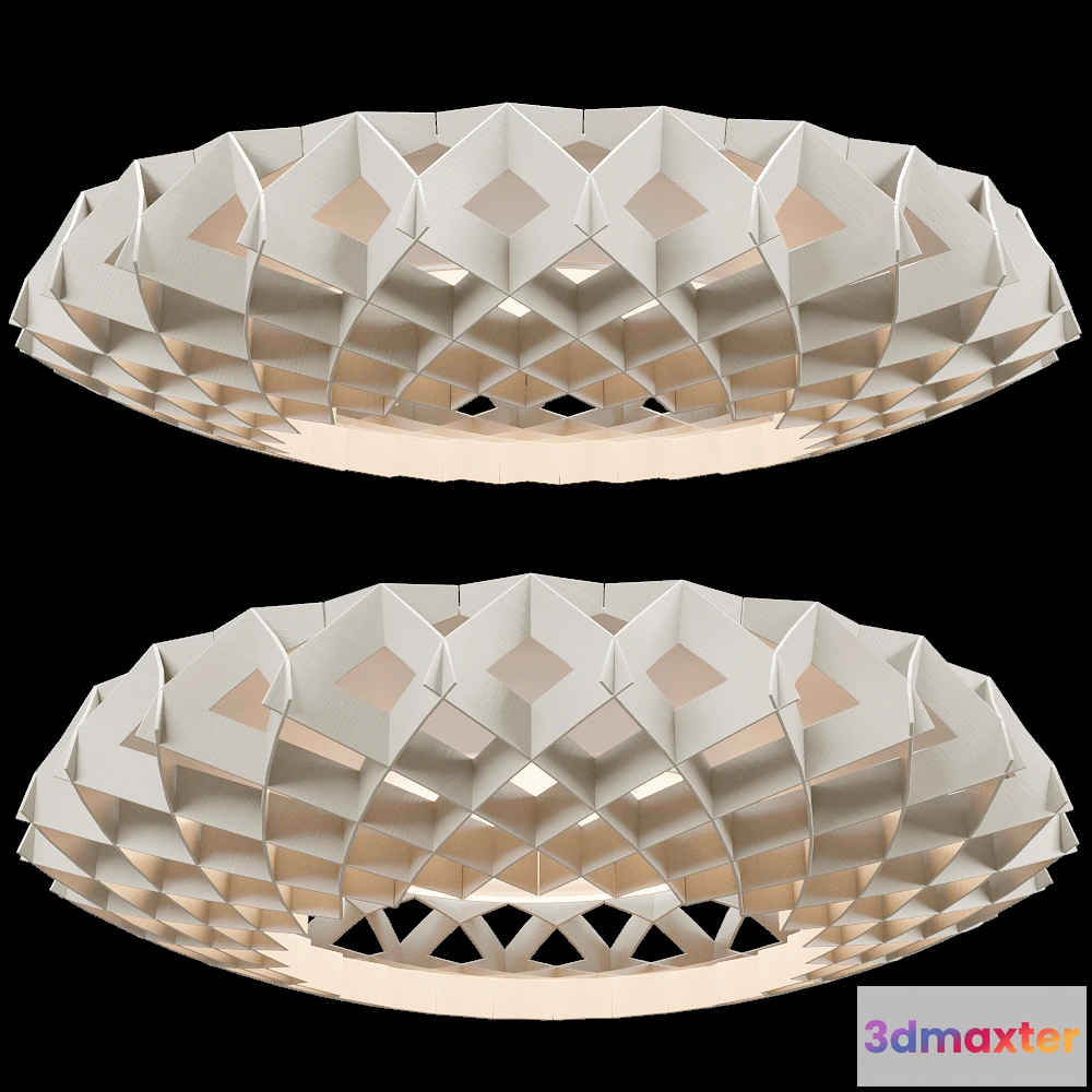 1651896 - Pilke  - Celling lamp Signature 65 plafond white 3D Max