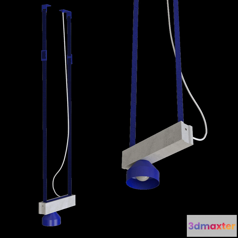 1651932 - Pluskouple - Pendant lamp Block 3D Max