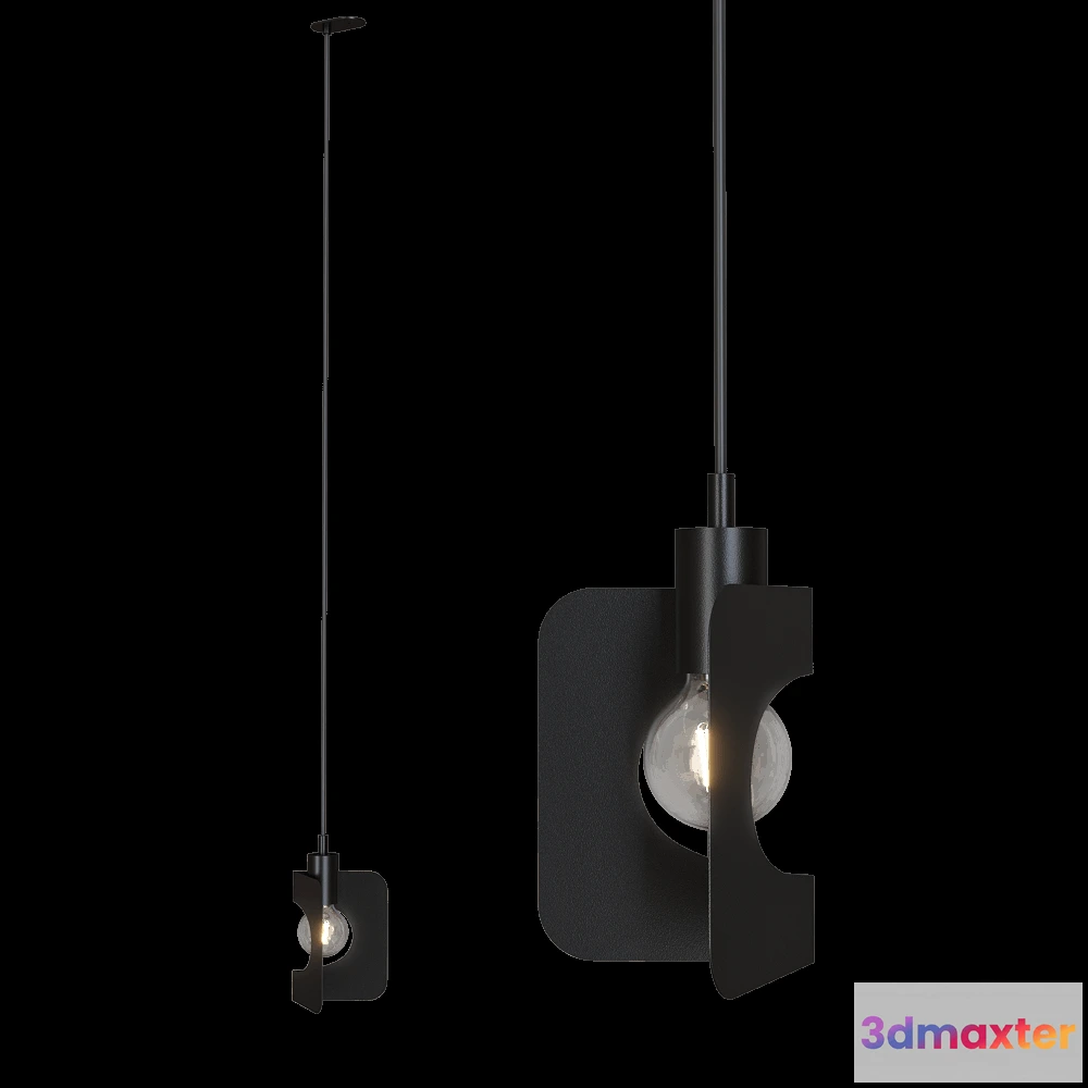 1651940 - Pluskouple - Ceiling lamp CORNER Globe 3D Max