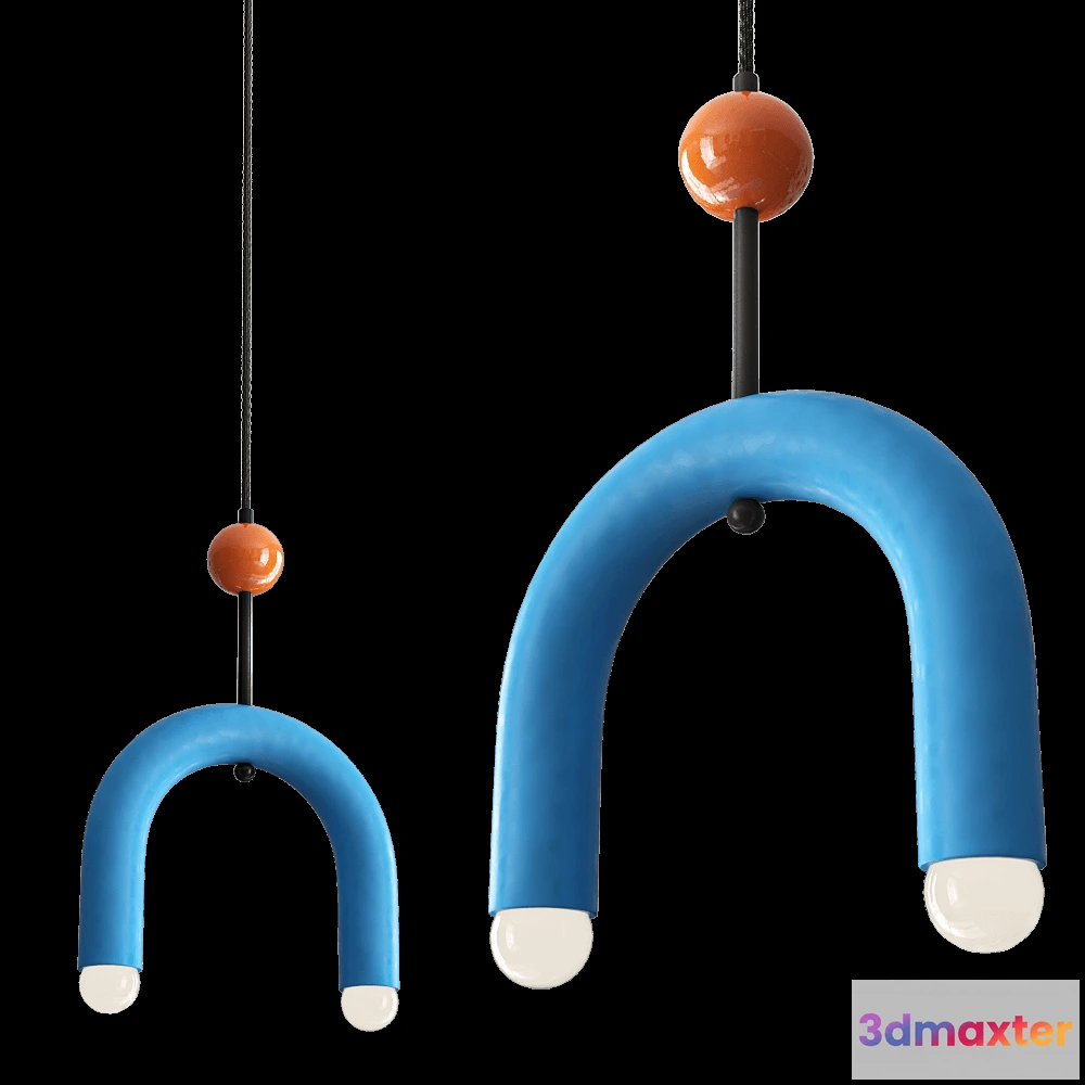 1651958 - Polina Artamonova Design - Pendant lamp MOROSHKA arc 3D Max