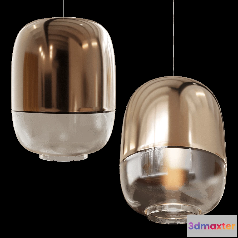 1651996 - Prandina - Suspension lamp Gong 3D Max