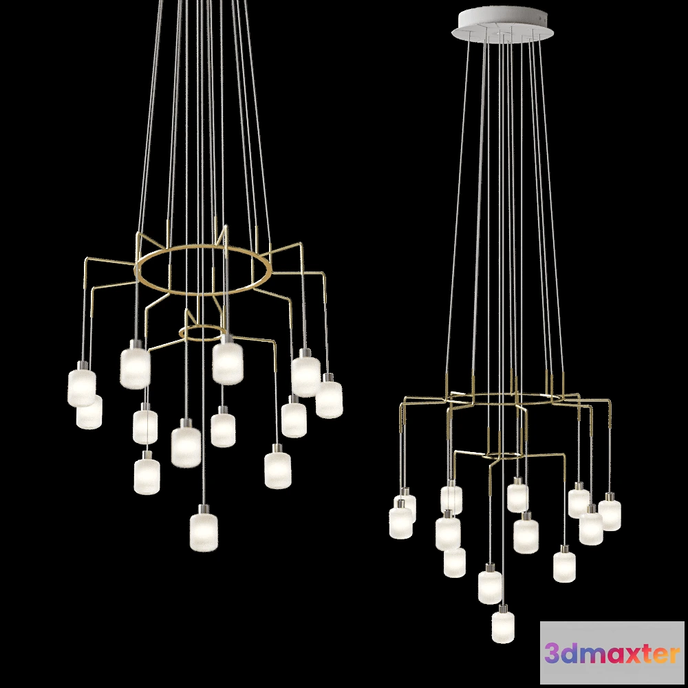 1652006 - Prandina - Chandelier Chan 3D Max