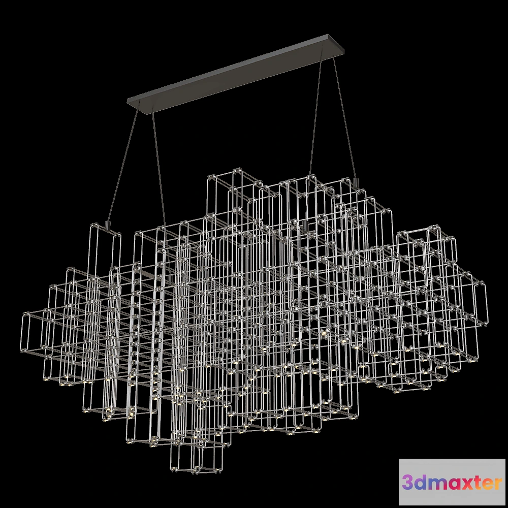 1652178 - SPATIAL - Chandelier Merger 3D Max