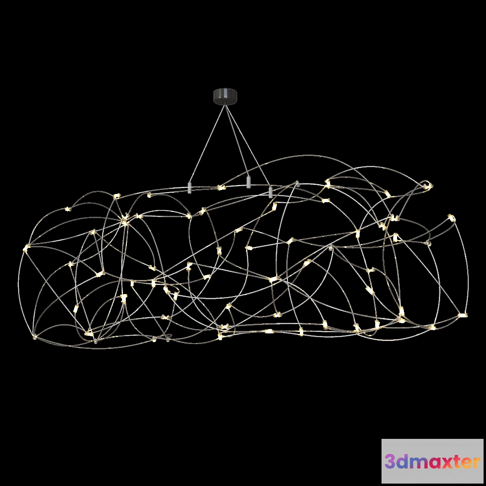 1652202 - SPATIAL - Chandelier CLOUD 3D Max