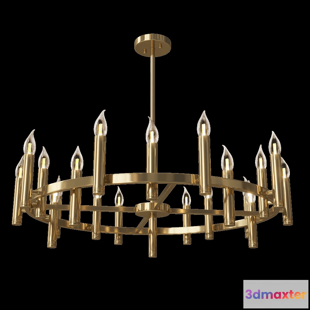 1652230 - Stilfort - Chandelier Leonardo 3D Max