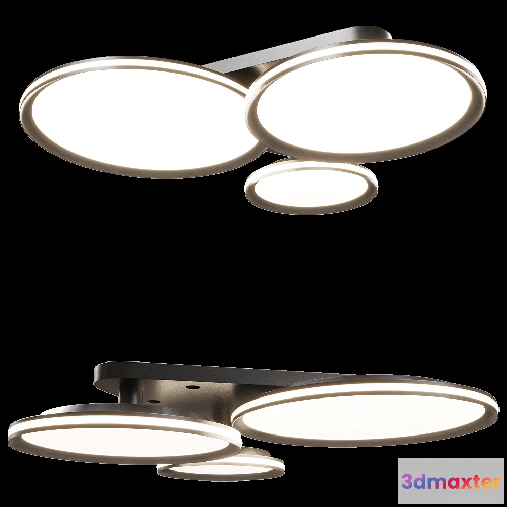 1652242 - Stilfort - Ceiling lamp Alumin 4016-02-03C 3D Max